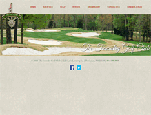 Tablet Screenshot of foundrygolfclub.com